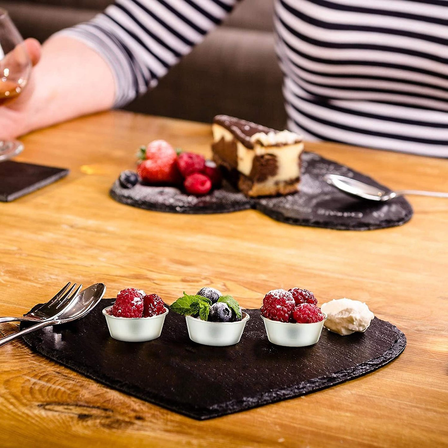 10 Pieces Pudding Cup Mini Chocolate Cake Cookie Pudding Mold