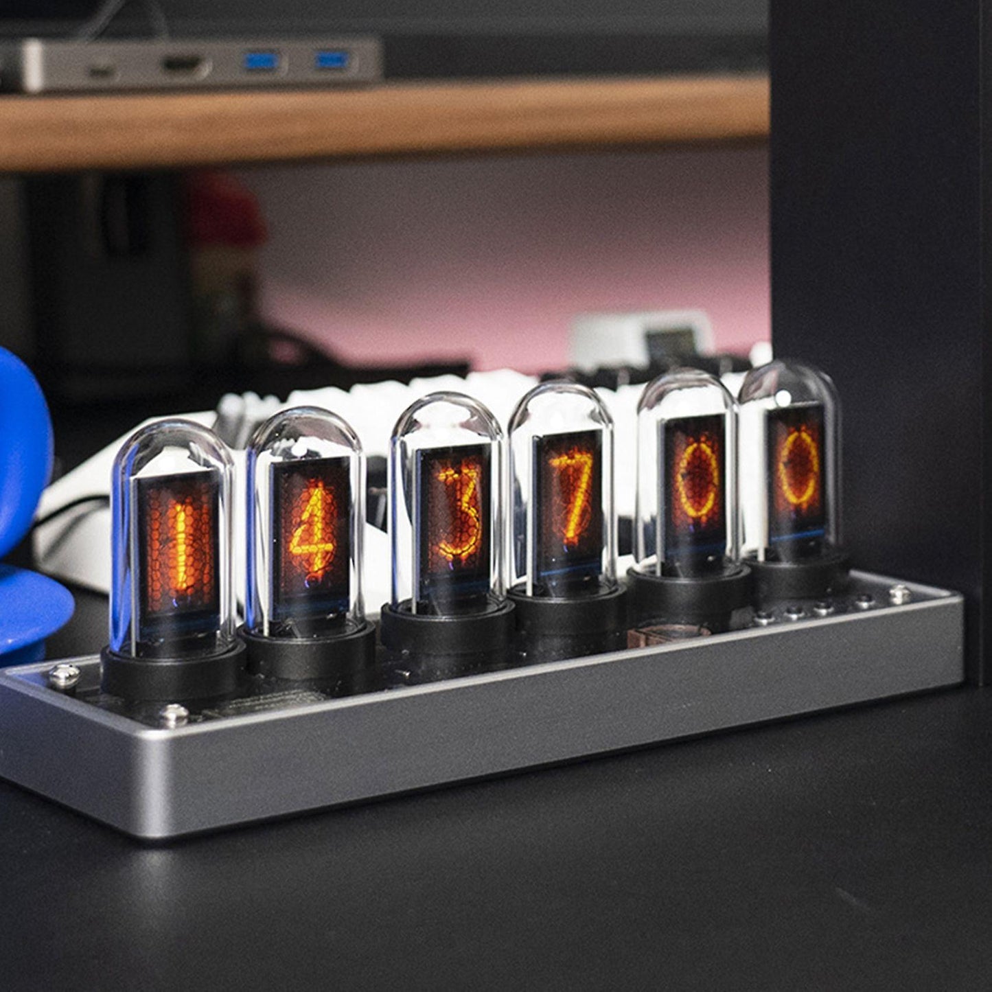 Diy Tube Clock Nixie Ips Rgb Digital Desk Clocks