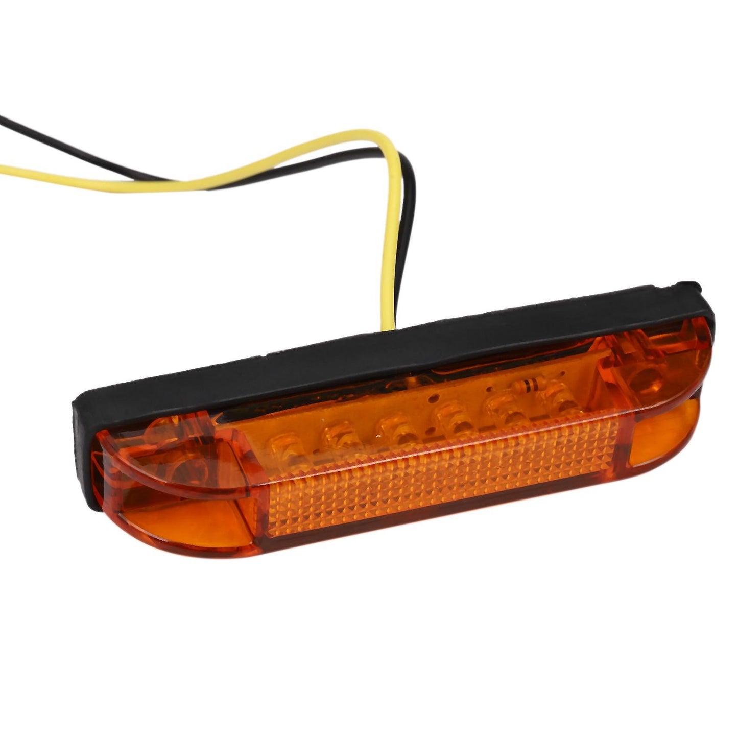 6 Led Clearance Side Marker Light Indicator Lamp Strip 12v, Orange