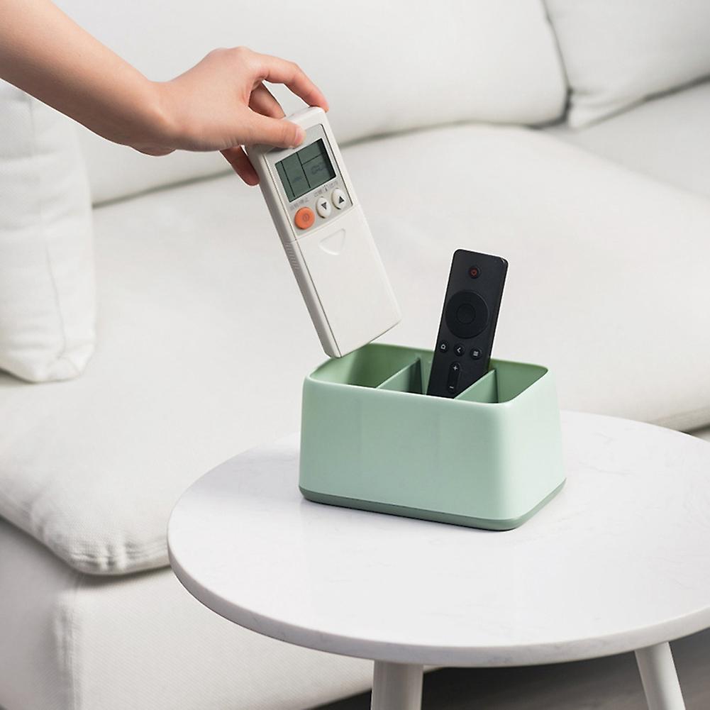Desktop Remote Control Storage Box for Home Class 3 Storage Box-green