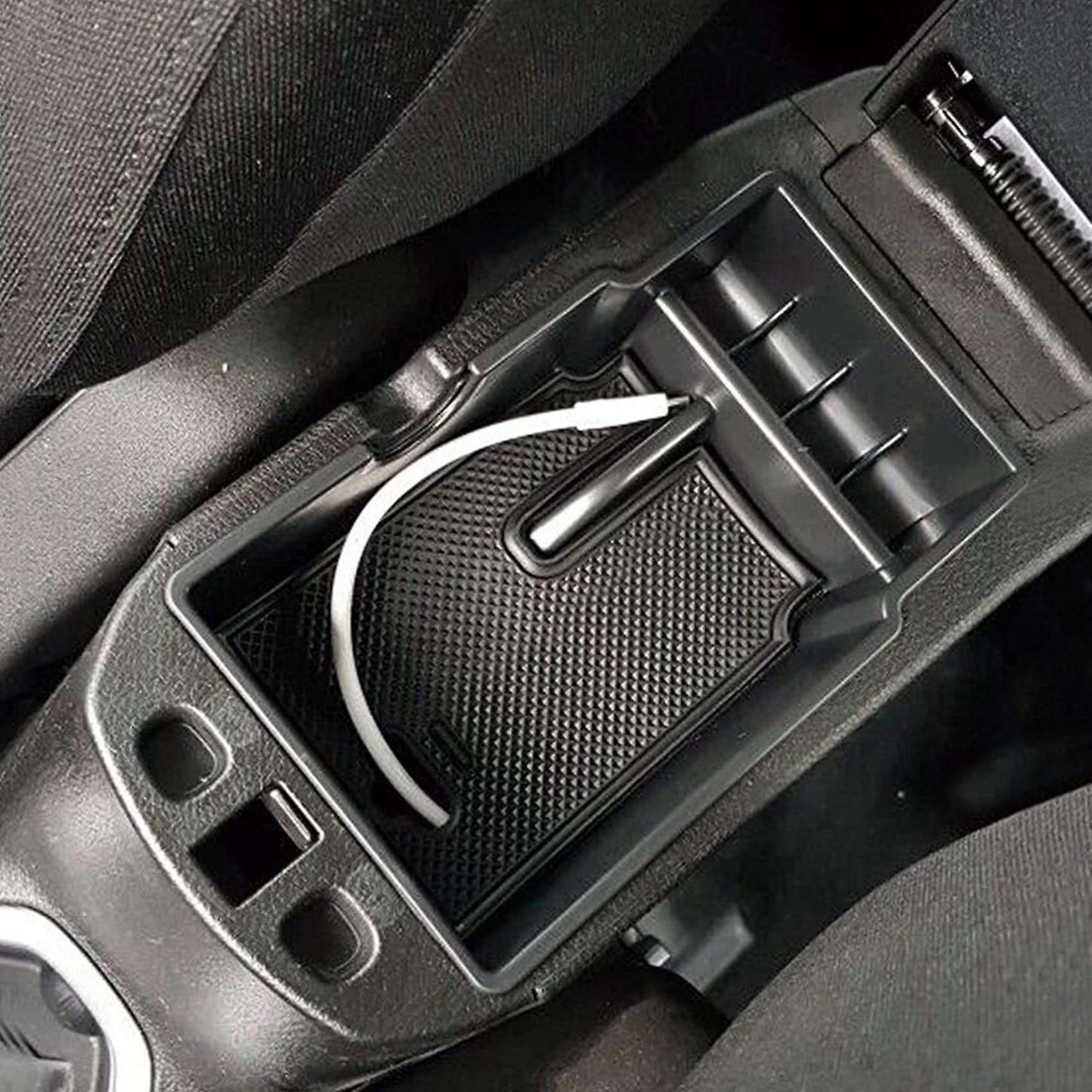 For Fiat 500x 2014- 2020 Car Styling Center Armrest Storage Box