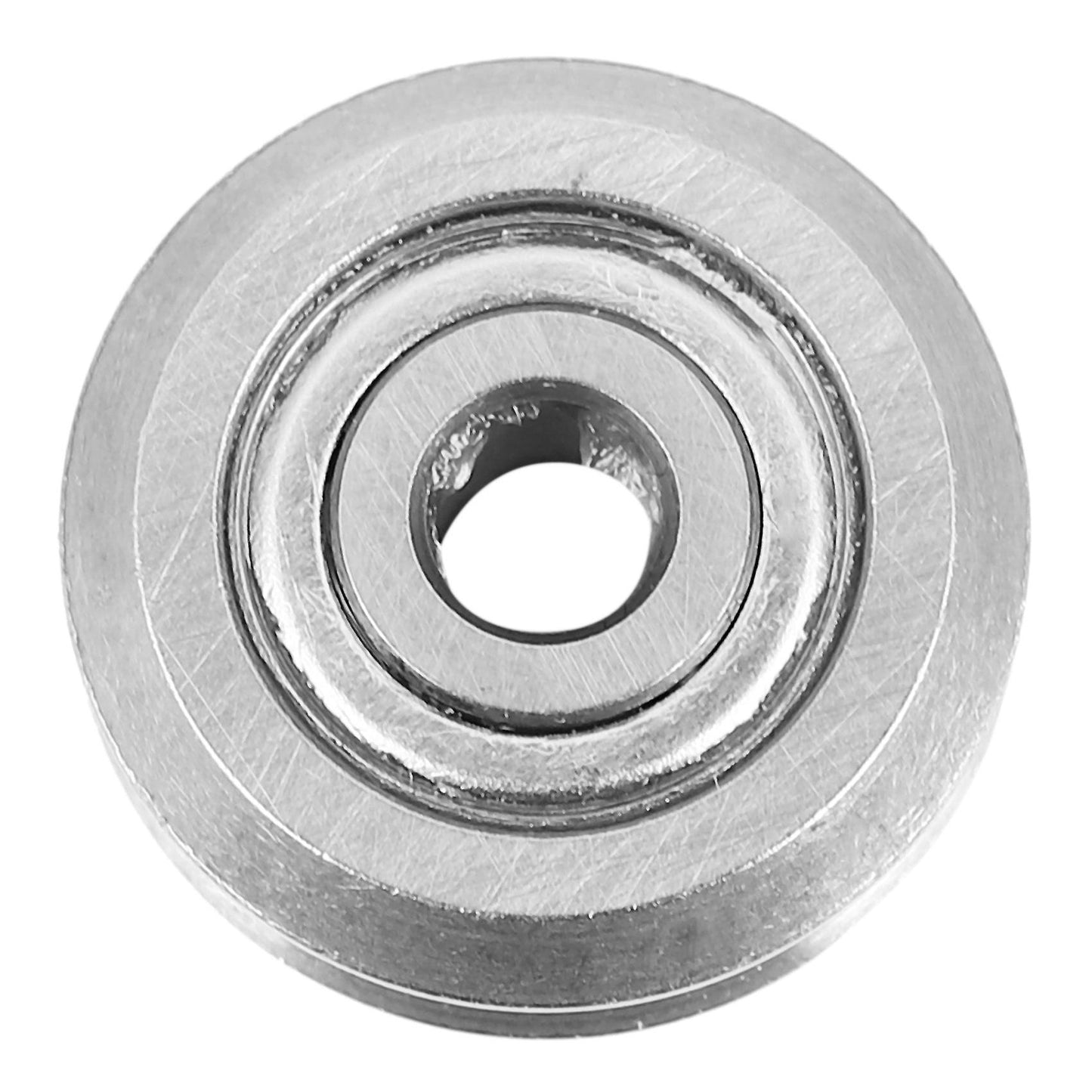 W1 Deep V Groove W-rail Track Pulley Rollers Ball Bearings Steel