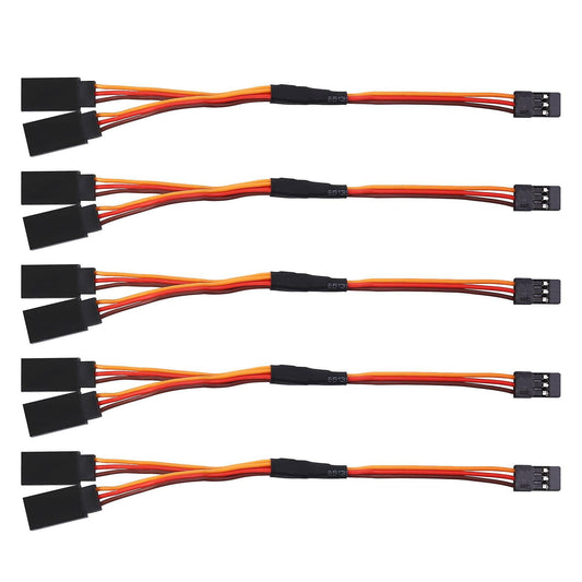 5pcs 150mm Y Type Extended Line Extension Lead Wire Cable