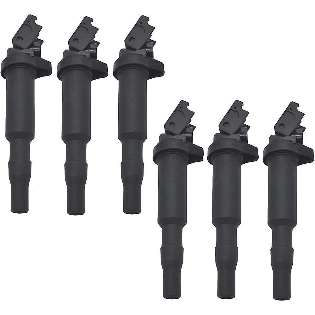 6pcs for Bmw E46 E60 E85 E90 Ignition Coils with Spark Plug Connector