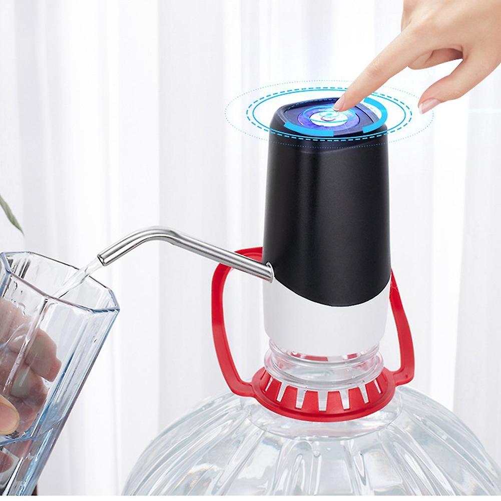 Electric Water Pump Usb Dispenser Pump for Kitchen Workshop (black)