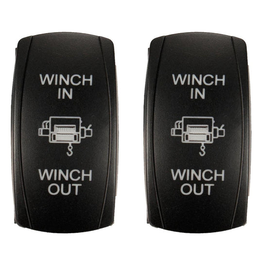 7 Pin Momentary Rocker Switch 12v On-off-on Led Light Red