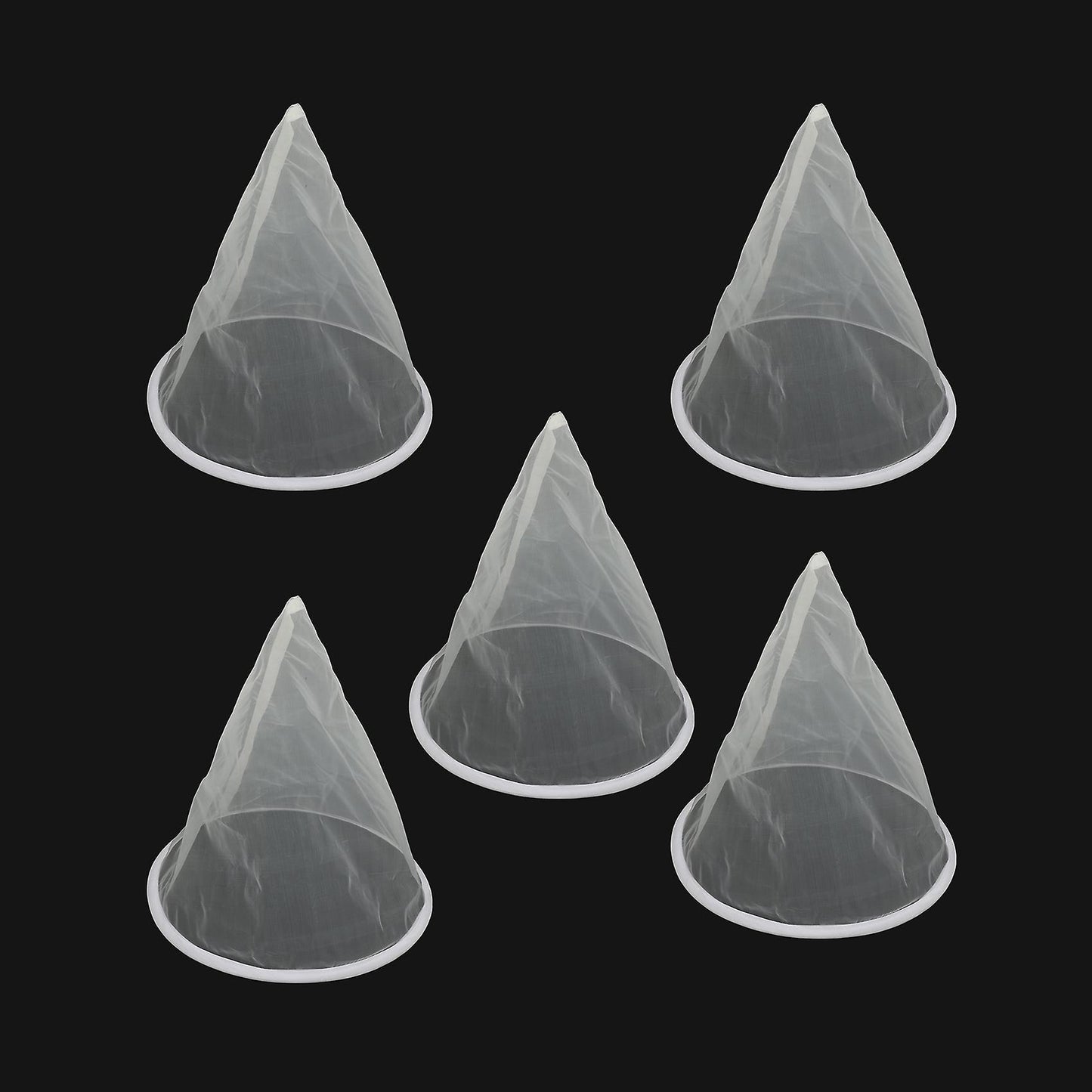 5pcs Beekeeping Equipment Bee Honey Filter Nylon Cone-shape Screener