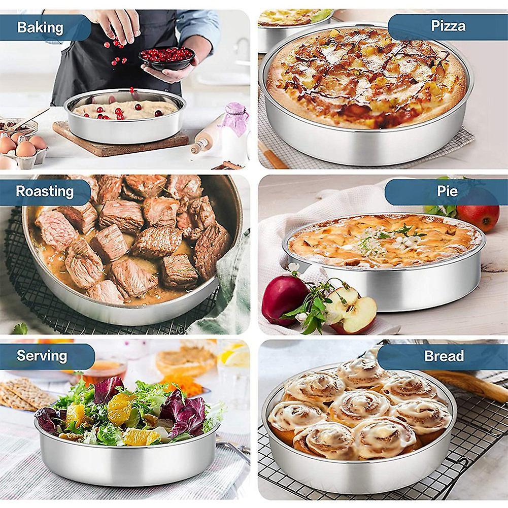 Round Cake Tin for Baking,set Of 6,cake Bakeware Set(detachable Base)