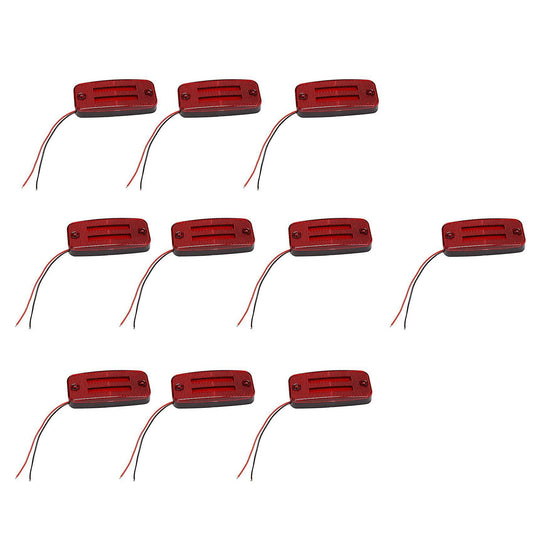 Truck Side Marker Light 12-24v Led Tail Light Led Turn Signal Red