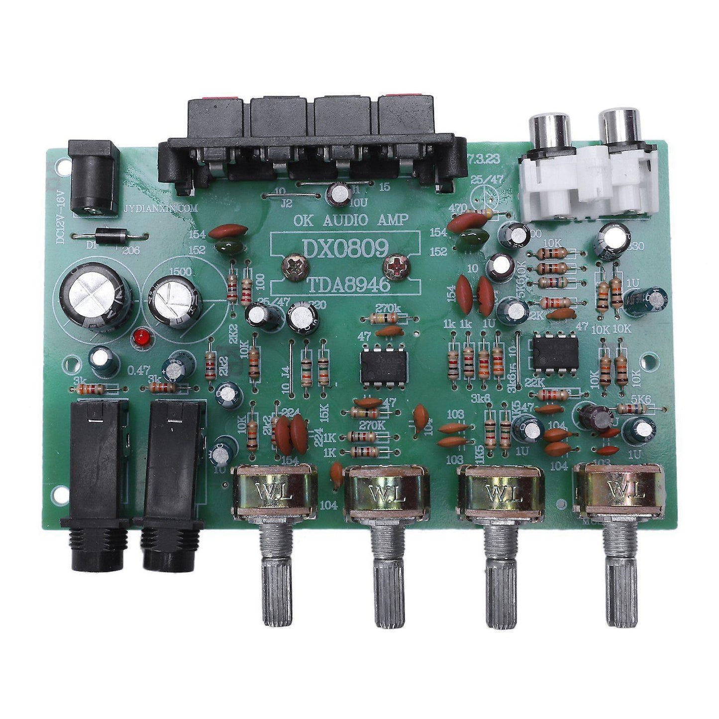 Tda8944 2.1 30x2w Amplifier Tone Board Dc12v with Microphone