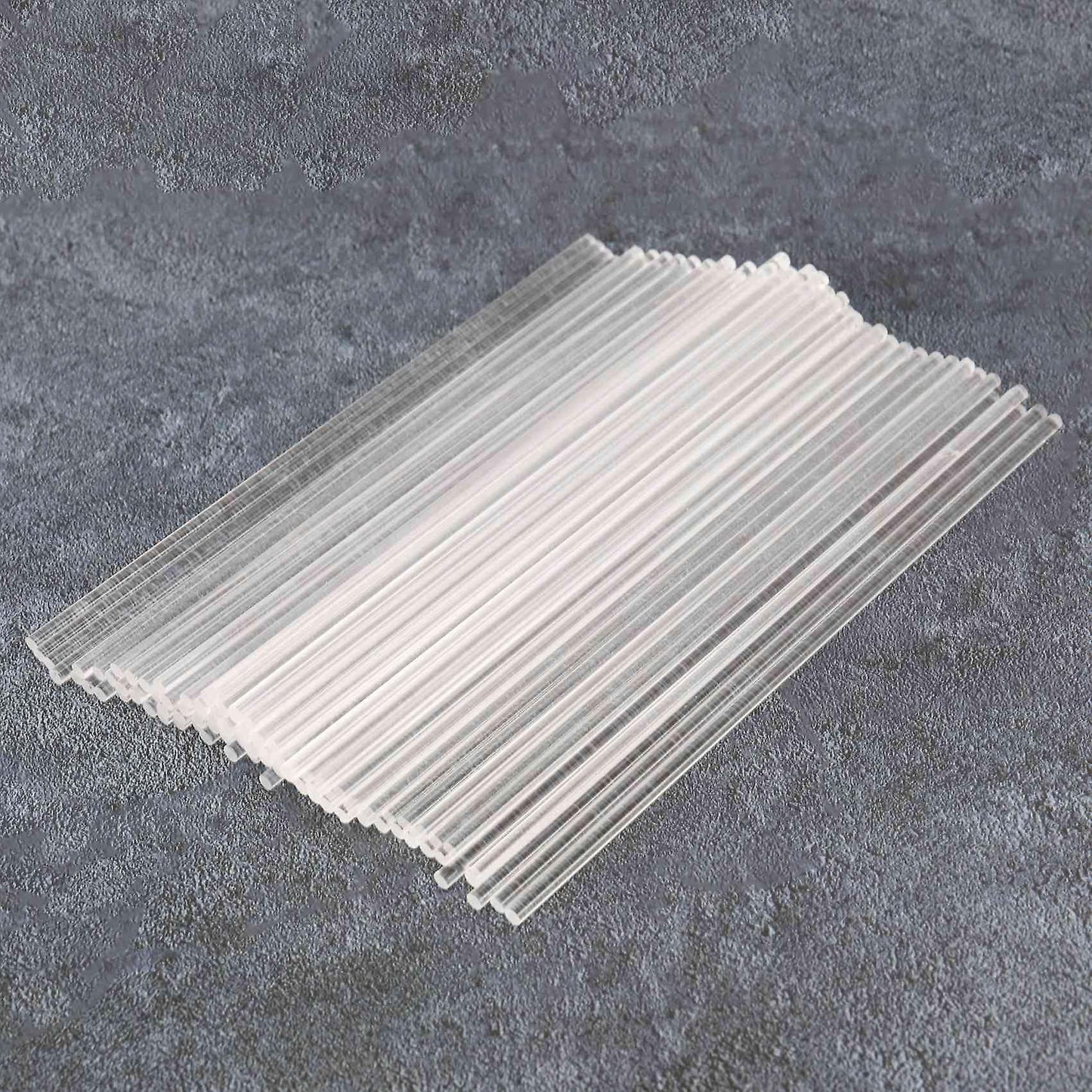 100 Pieces 6 Inch Acrylic Lollipop Sticks Clear Reusable Acrylic Rods