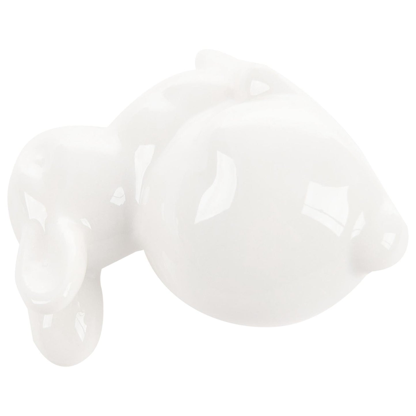 2x Cute Mini White Ceramic Rabbit Home Decoration Ornaments Medium