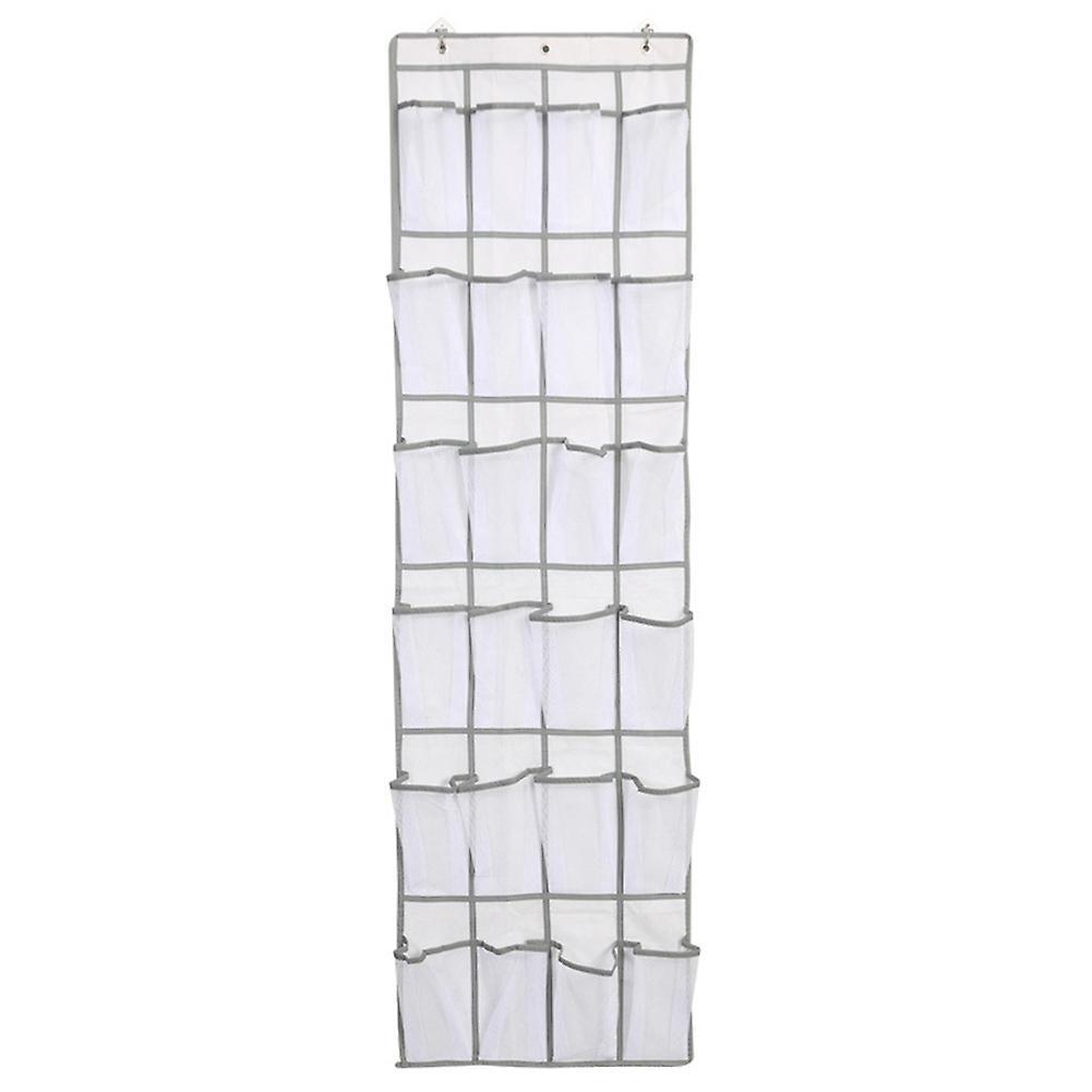 24 Pocket Shoe Organizer, Breathable Mesh, for Sneakers /home -a
