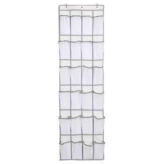 24 Pocket Shoe Organizer, Breathable Mesh, for Sneakers /home -a