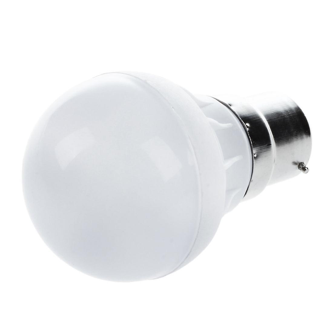 B22 Energy Save Led Bulb Light Lamp 220v 3w Cool White New Imitate Ceramic)