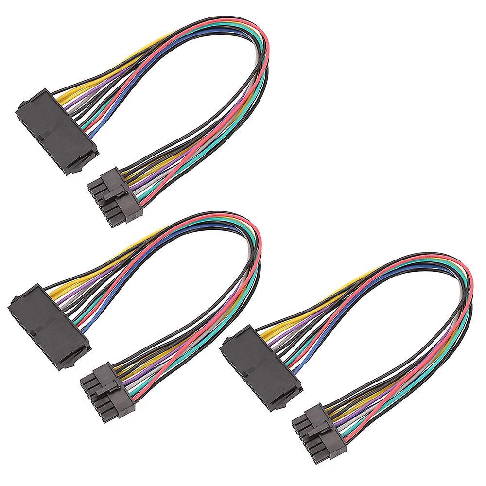 3pcs 24p to 14p Power Cord 24 Pin to 14 Pin Adapter for Lenovo Power