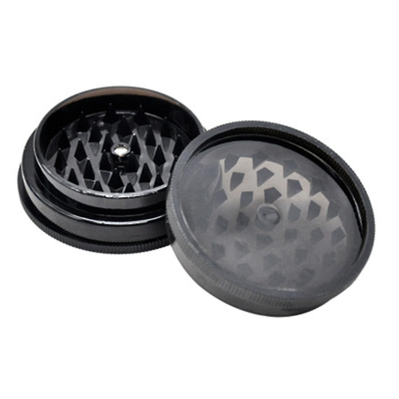 63mm 2 Layer Plastic Tobacco Grinder Herb Grinder