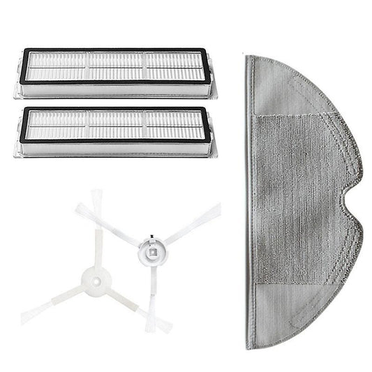 5 Pcs Filters Side Brush Mop Cloth for Xiaomi Mijia 1c Mopping Robot