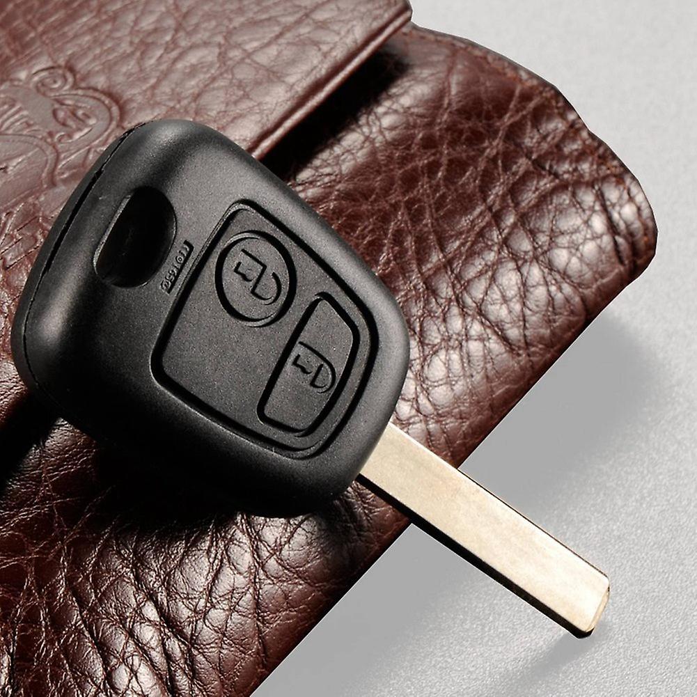 Coque Cle Plip Pour Telecommande Voiture Peugeot 2 Boutons Fob Case