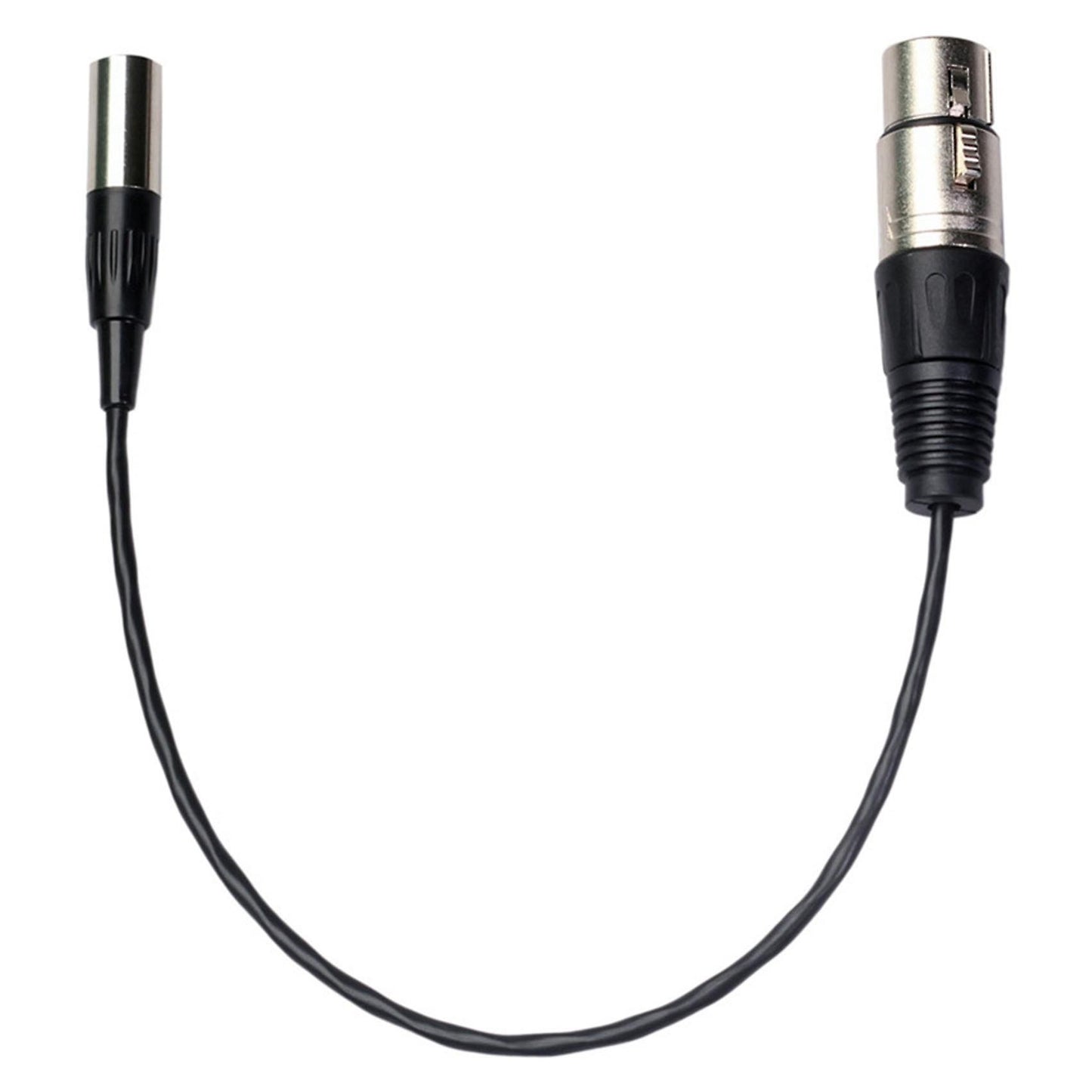 Mini Xlr 3 Pin Male to 3 Pin Video Cable Female for Camera Audio Line