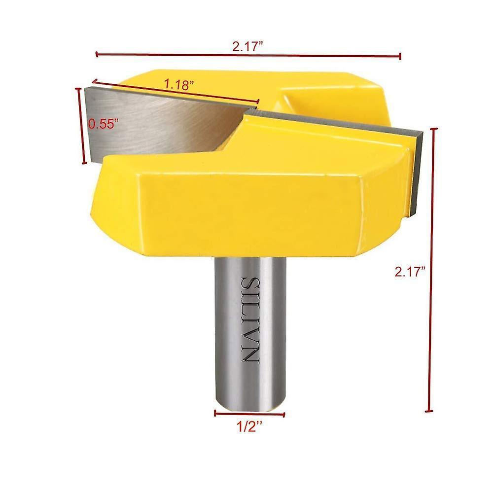 1/2 Inch Shank 2-1/4 Inch Diameter Bottom Cleaning Router(1 Pack)