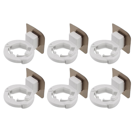 6pcs Self-adhesive Shampoo Shower Holder Bottle Shelf Soap Holder