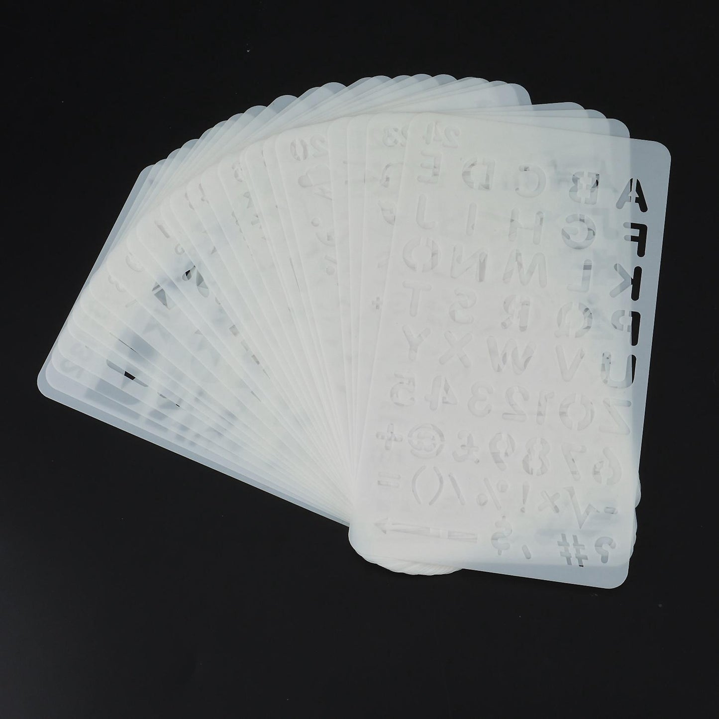 24 Pieces Productivity Stencil Journal Stencil for Time Saving