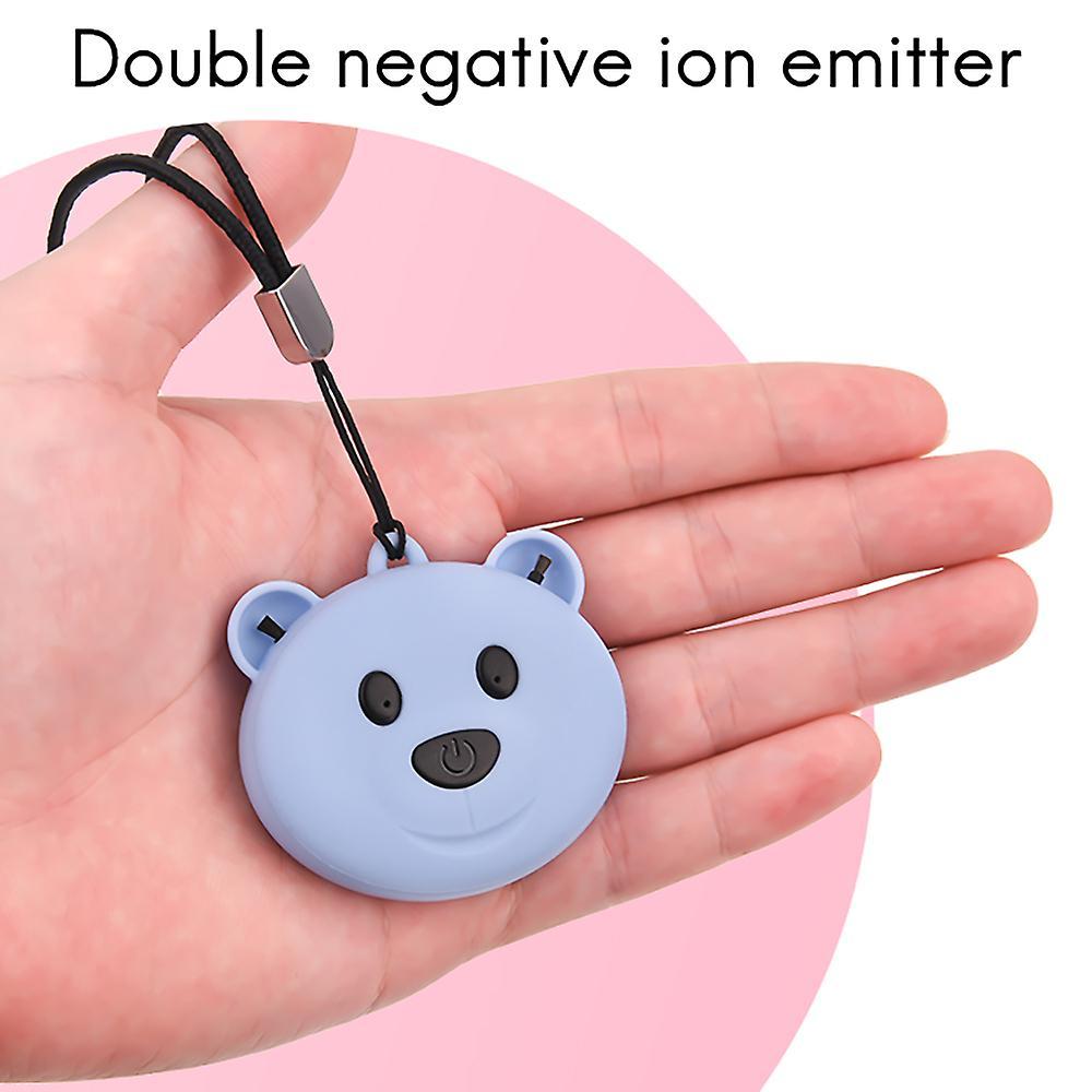 Air Purifier Car Oxygen Bar 200mah Negative Ion Hanging Neck Blue