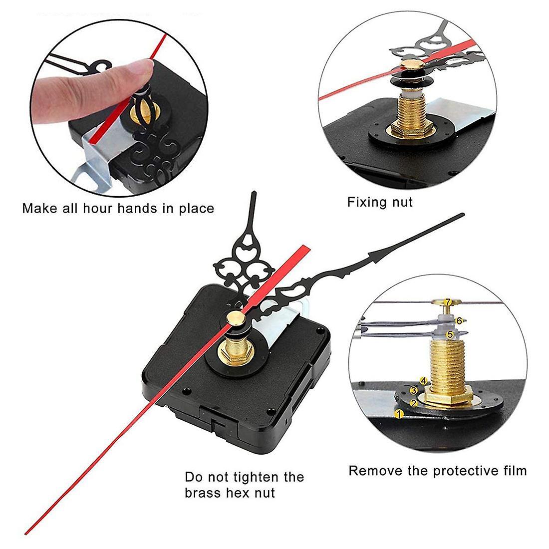 Silent Quartz Clock Movement, 4 Kinds Of Shaft Clock Movement