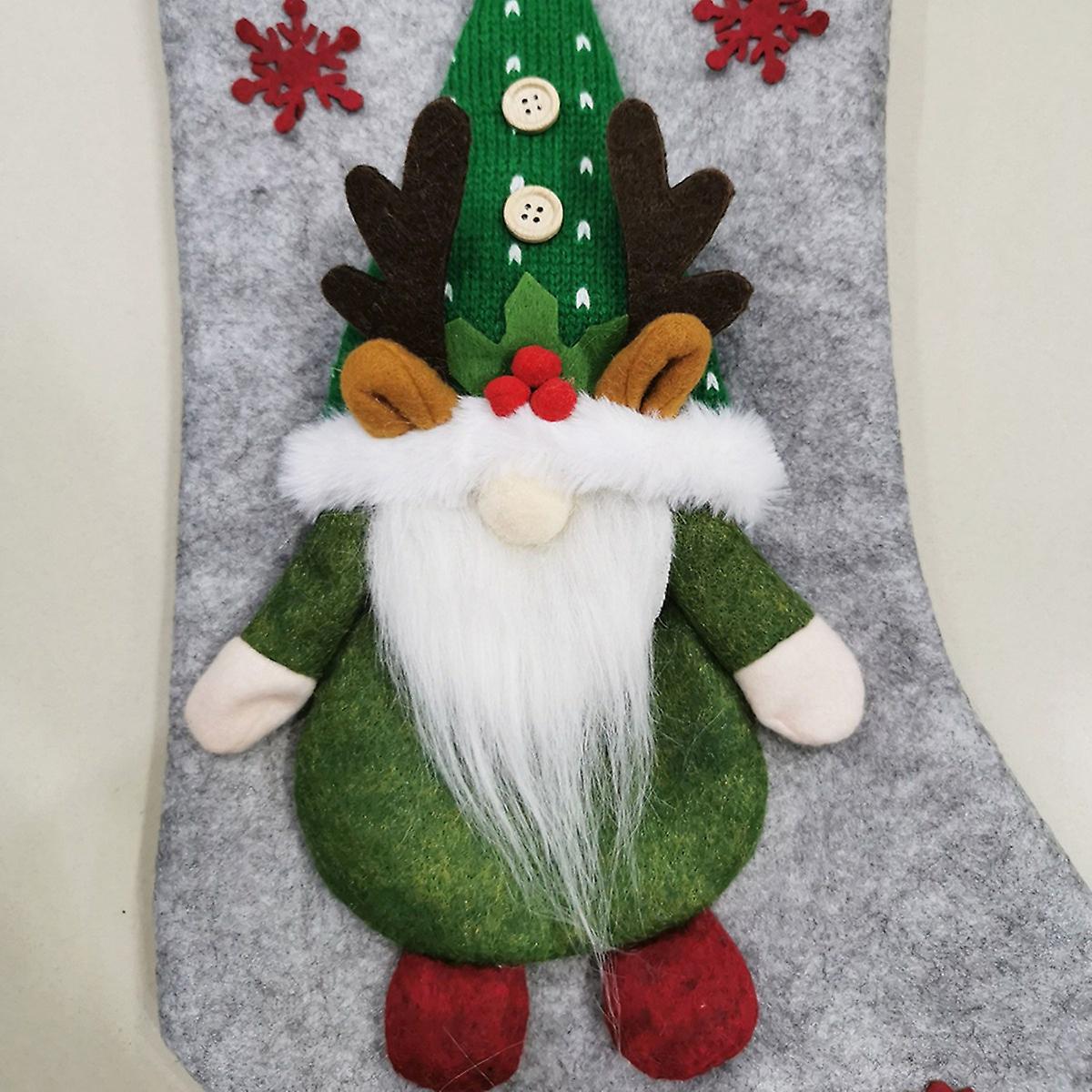 Christmas Gift Doll Christmas Stocking Child Christmas Gift Bag Red