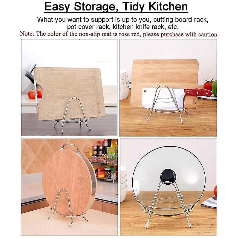 Board Stand Holder Storage, Pot Lid Stand Holder Rack, Organizer 2pcs