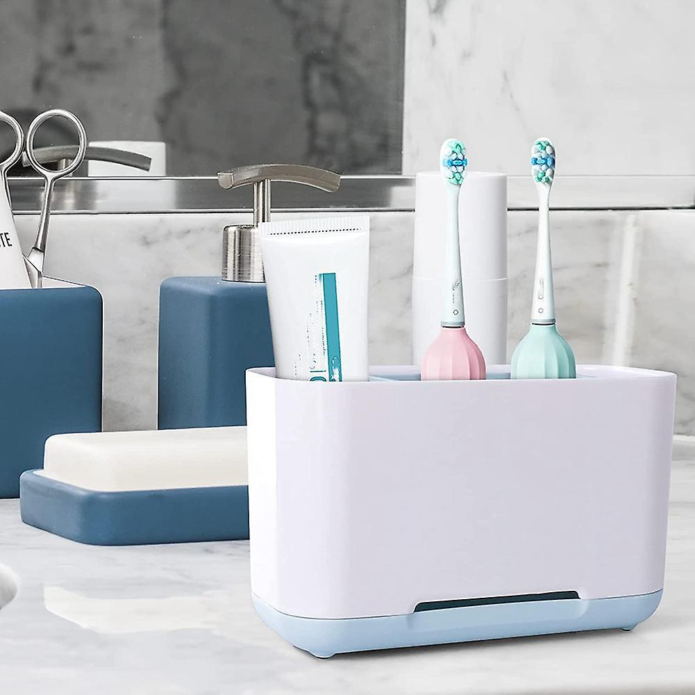 Toothbrush Holder for Bathroom, Toothbrush Caddy, Detachable Stand