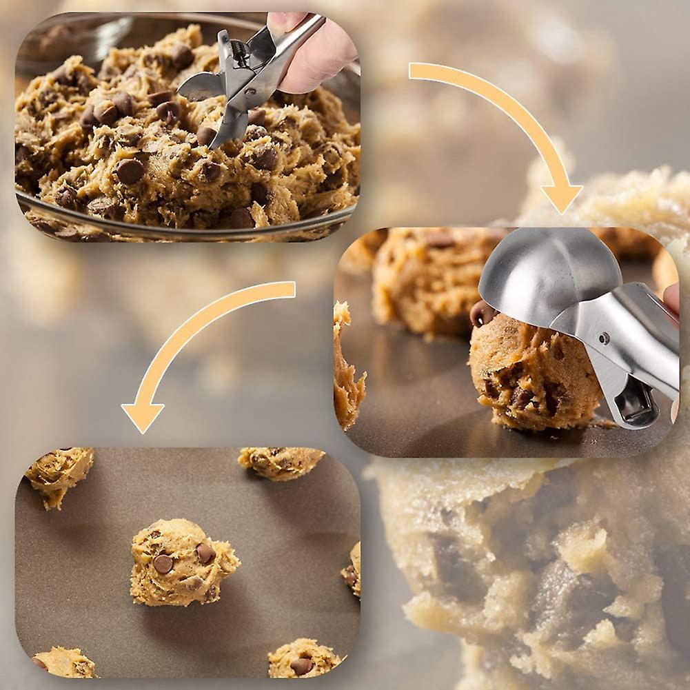 Stainless Steel Ice Cream Scoop, Cookie Scoop with Antifreeze Handle