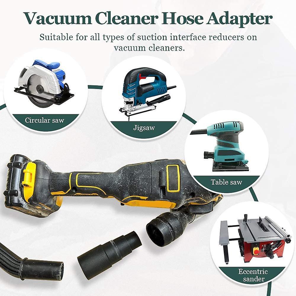 Universal Vacuum Cleaner Power Tool Adaptor, 8 Pcs Vacuum Hose