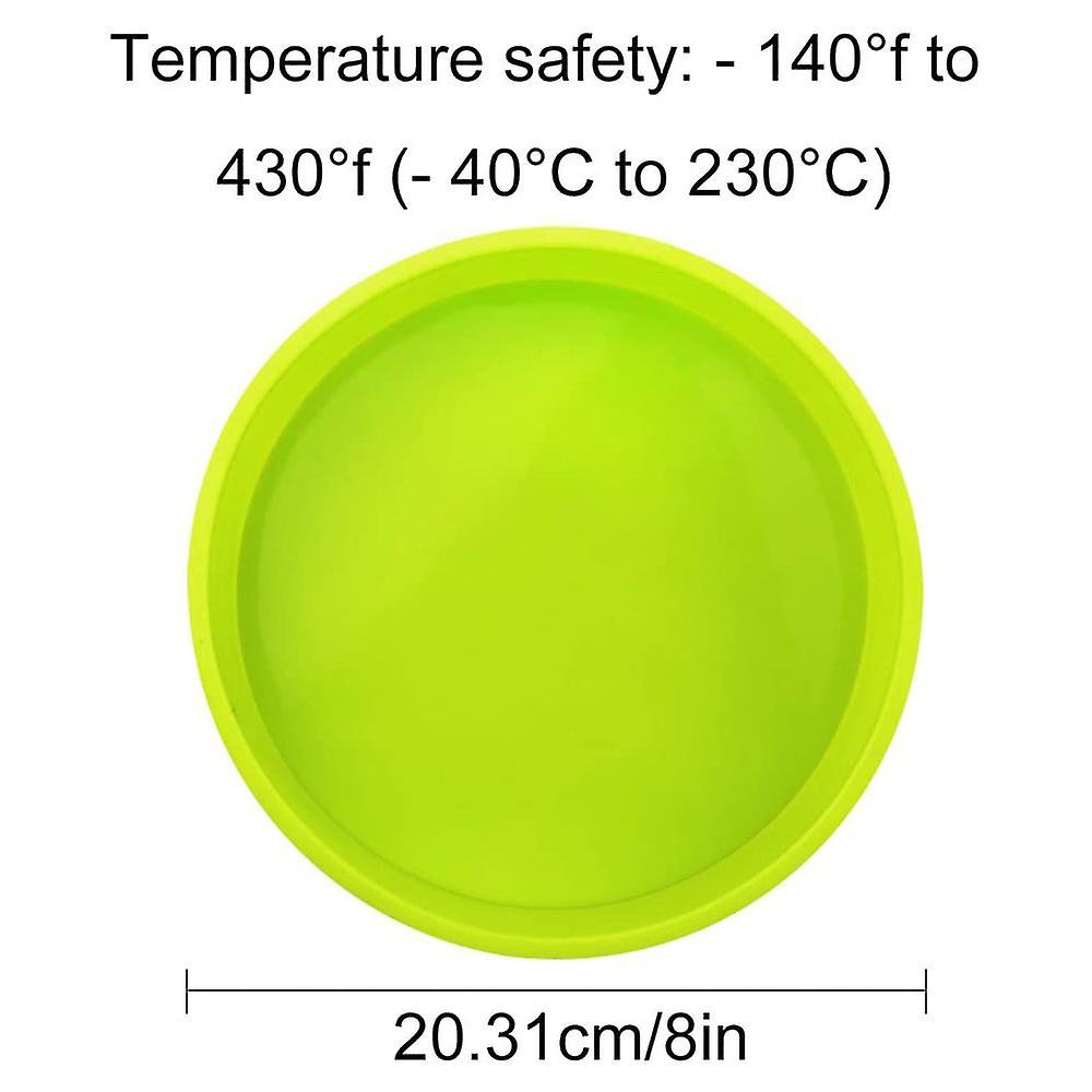 2pcs Silicone Cake Molds,8 Inch Cake Tins,bakeware for Cookies/breads