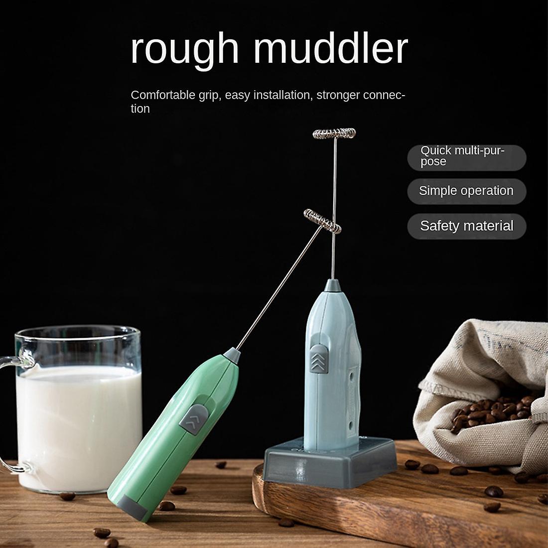Gadgets Creamy Chocolate Cappuccino Electric Milk Frother Green