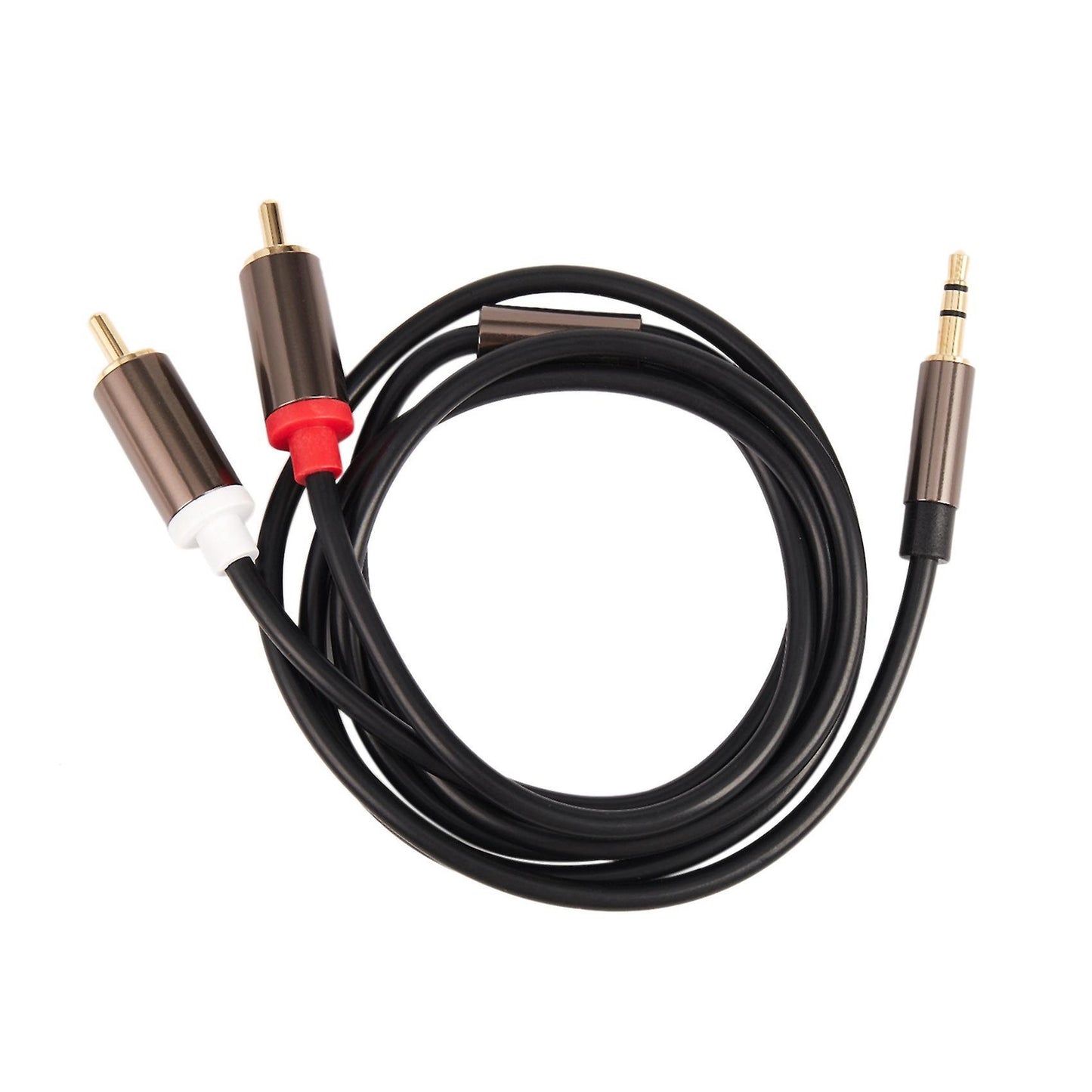 2x Jack 3.5mm to 2 Rca Audio Cable Male to Male Rca Adapter 1m