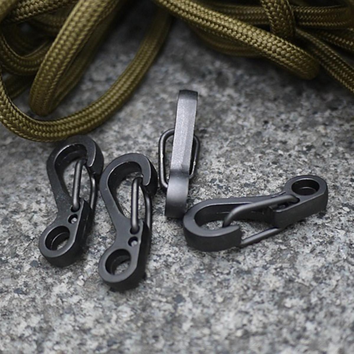 10pcs/lot Mini Sf Spring Backpack Keychain Hooks-black