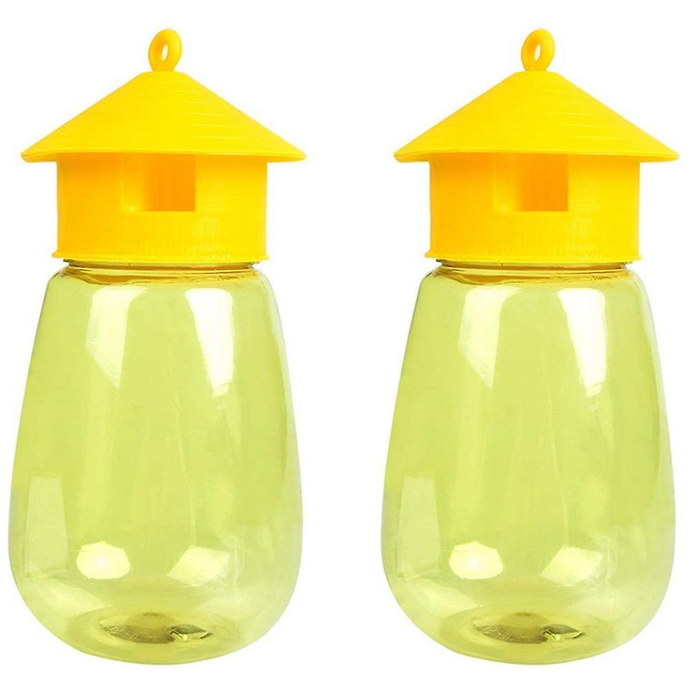 2 Pack Fly Reusable Traps, Fruit Fly Traps Fly Catcher Outdoor