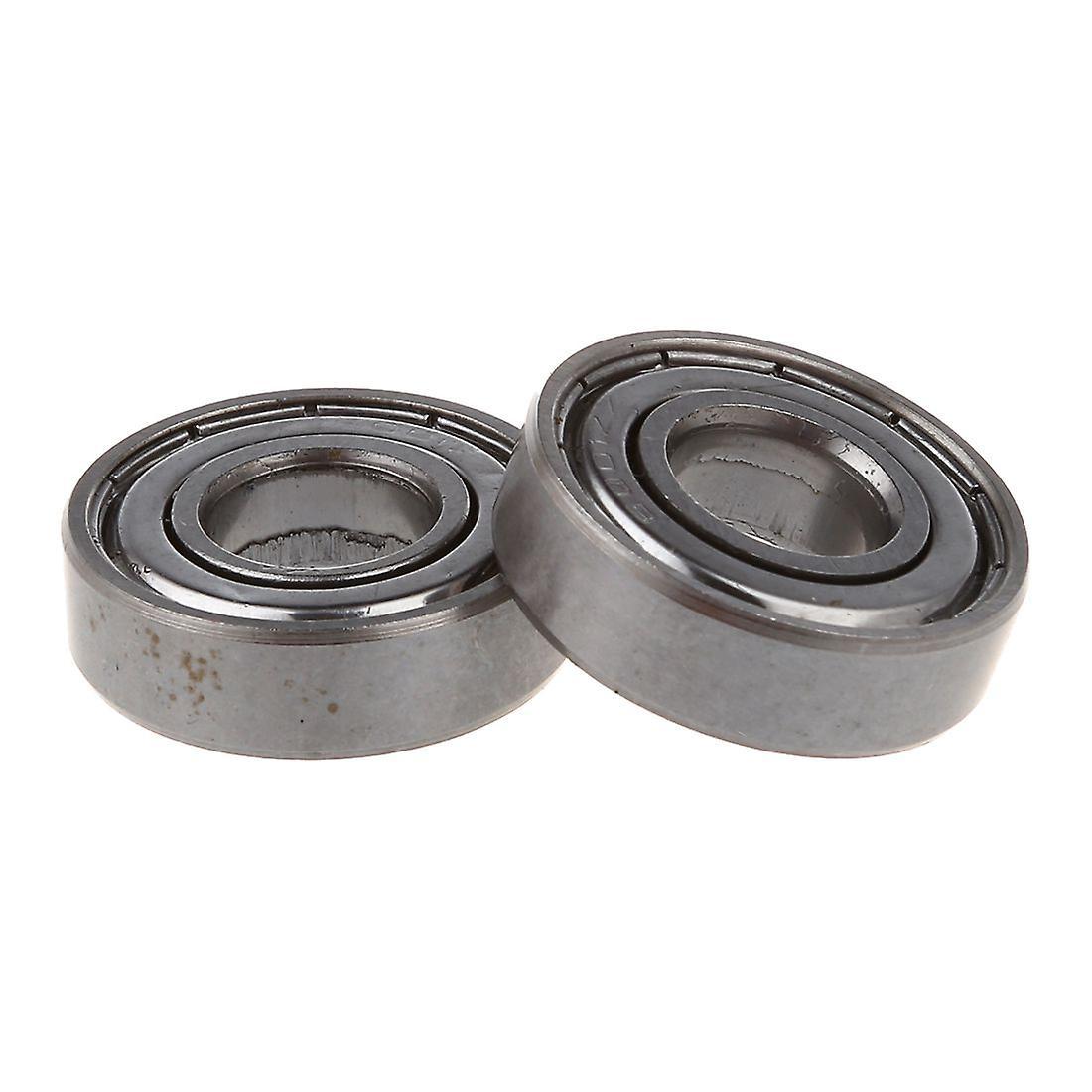 5 Pcs 12mm X 28mm X 8mm 6001z Shielded Deep Groove Radial Ball Bearing