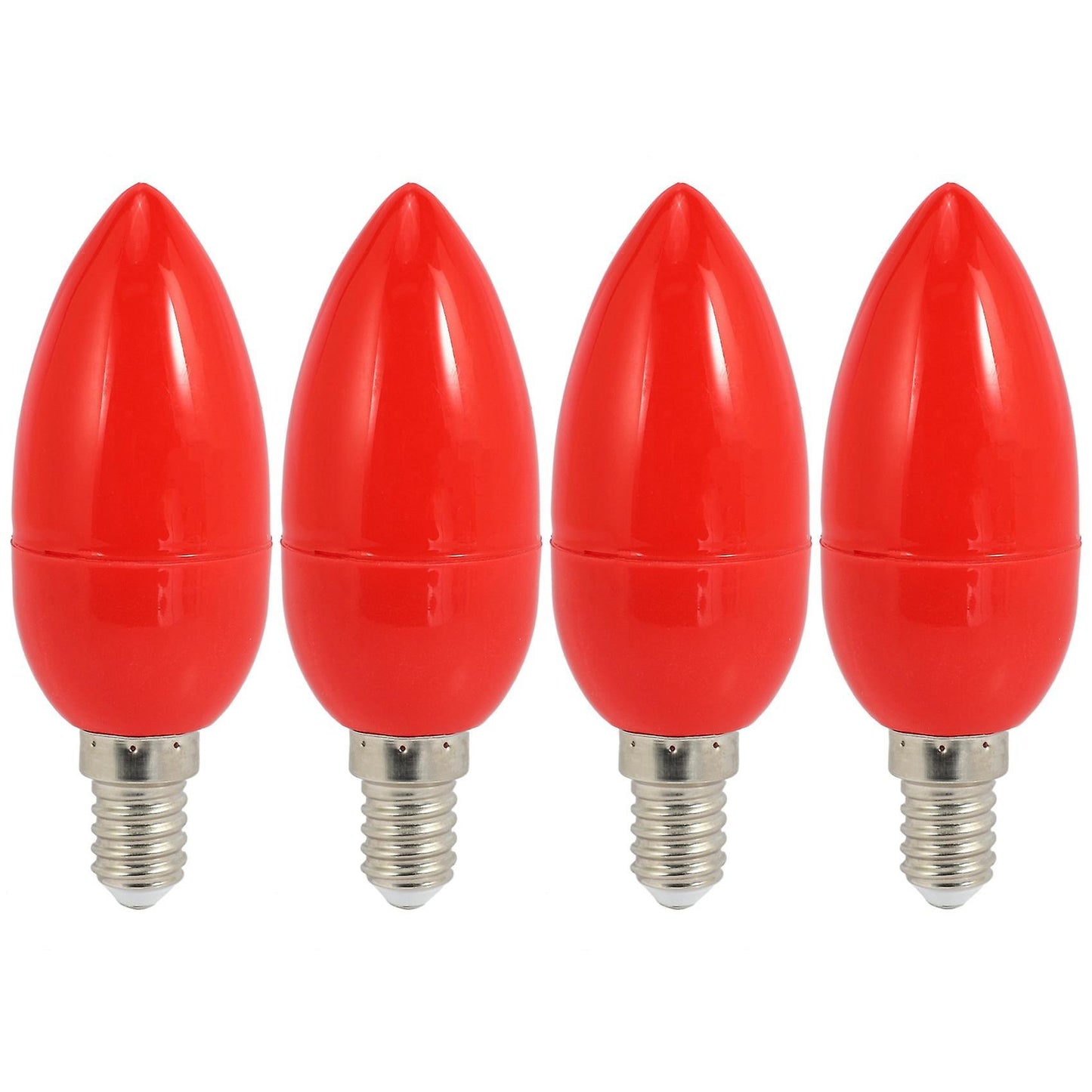Led Candle Light Bulbs Red Fortune Lamp God Lights Energy Saving,e14