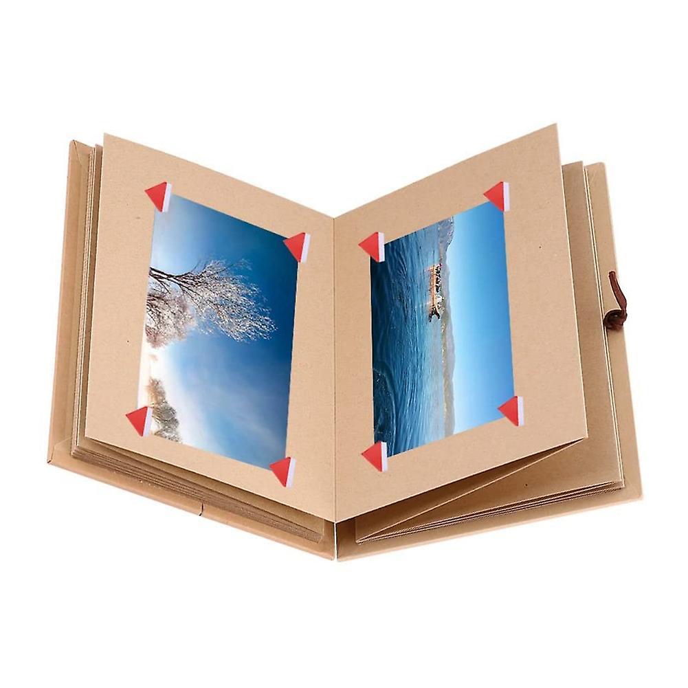 1 Scrapbook Photo Album Retro Style Balloon Cover Accordion Foldable