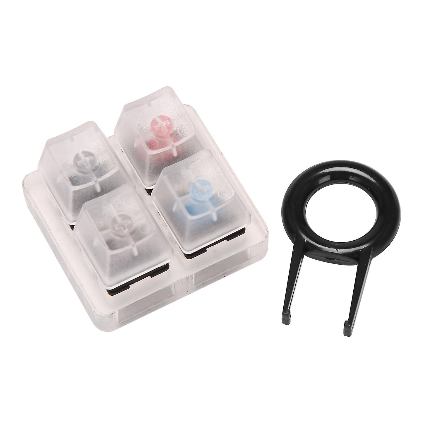 4 Key Switches Tester Acrylic Translucent Kit for Cherry Mx Testing