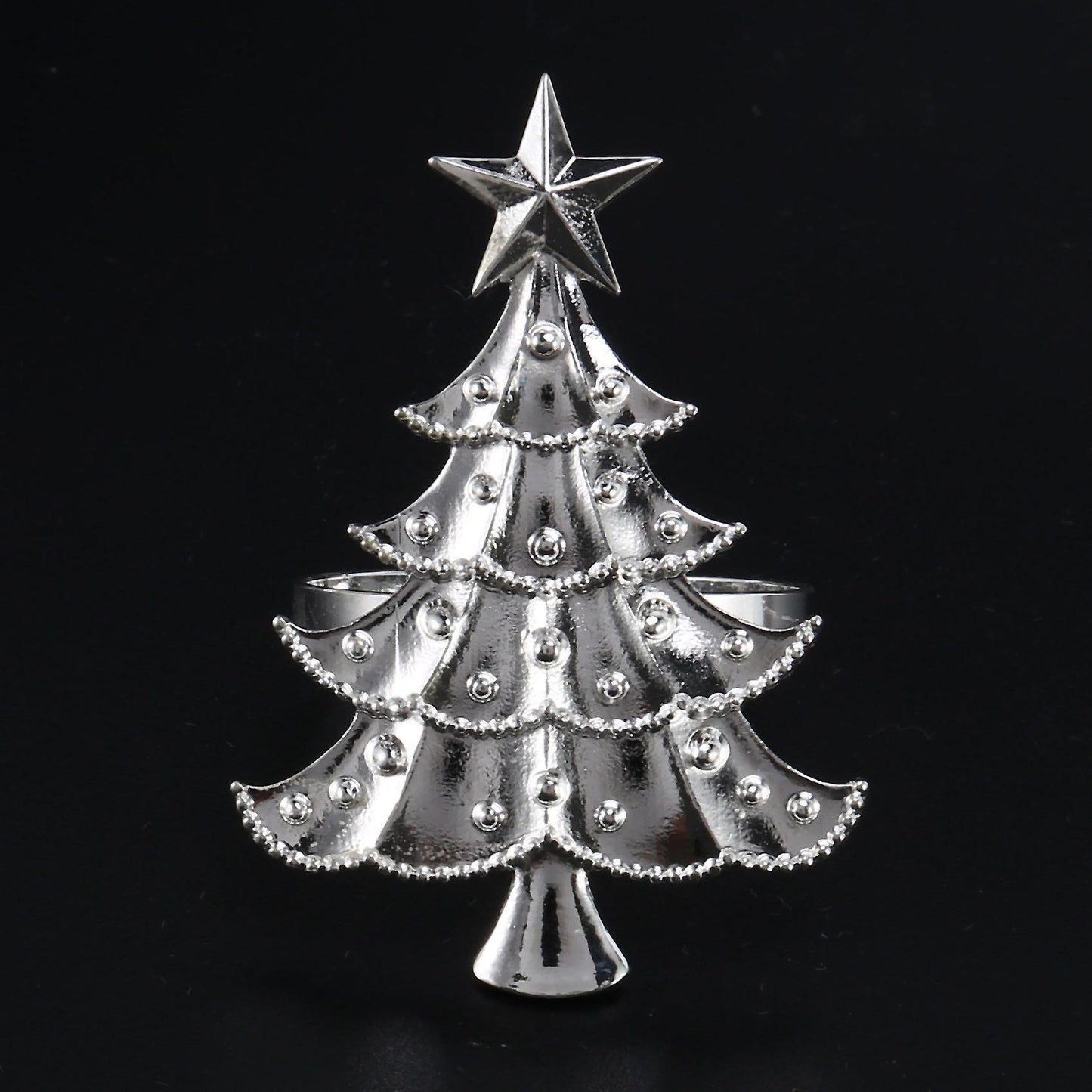 6pcs Silver Christmas Tree Wedding Home Xmas Party Table Decor