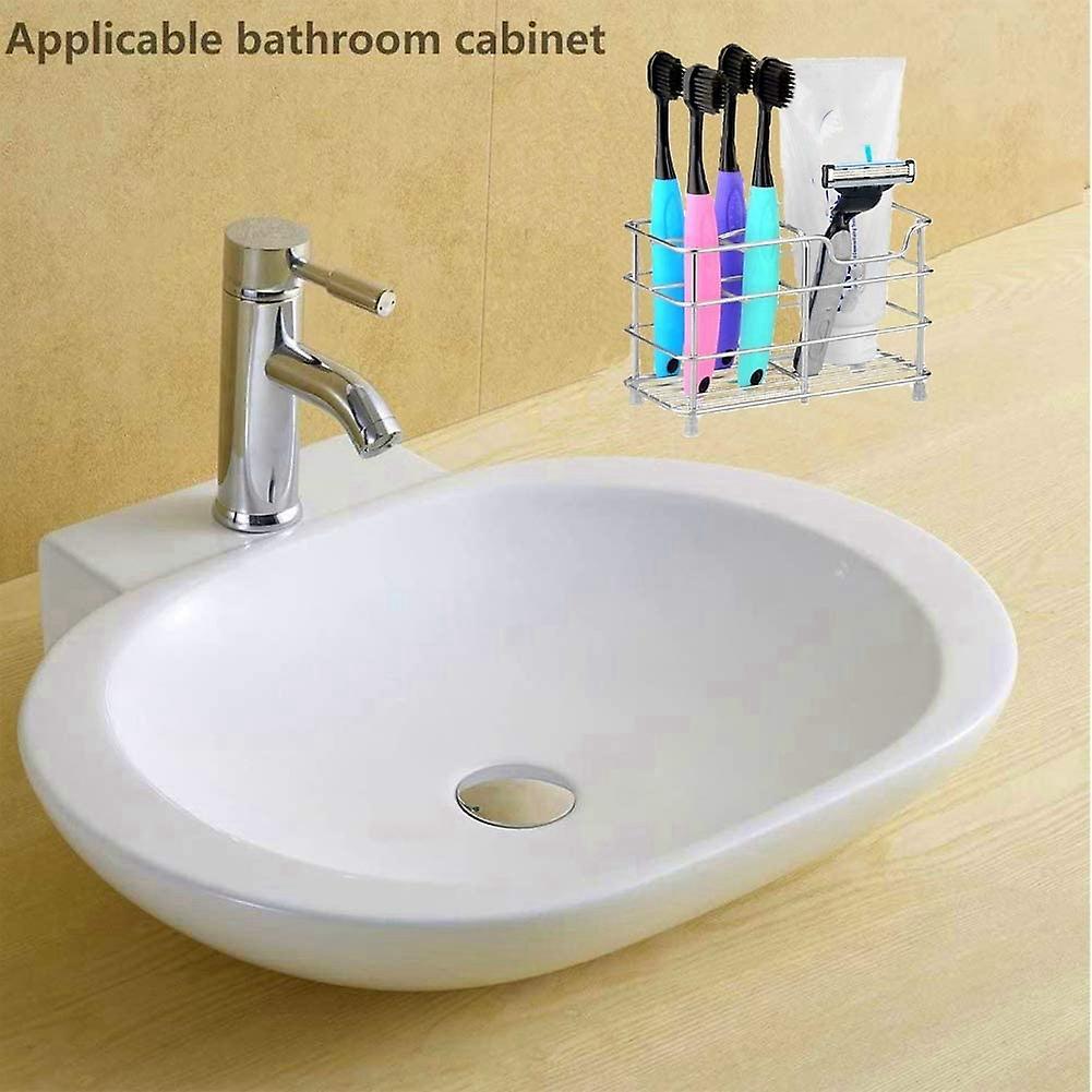 Toothbrush Holders for Bathrooms, Bathroom Silver Restroom Decor