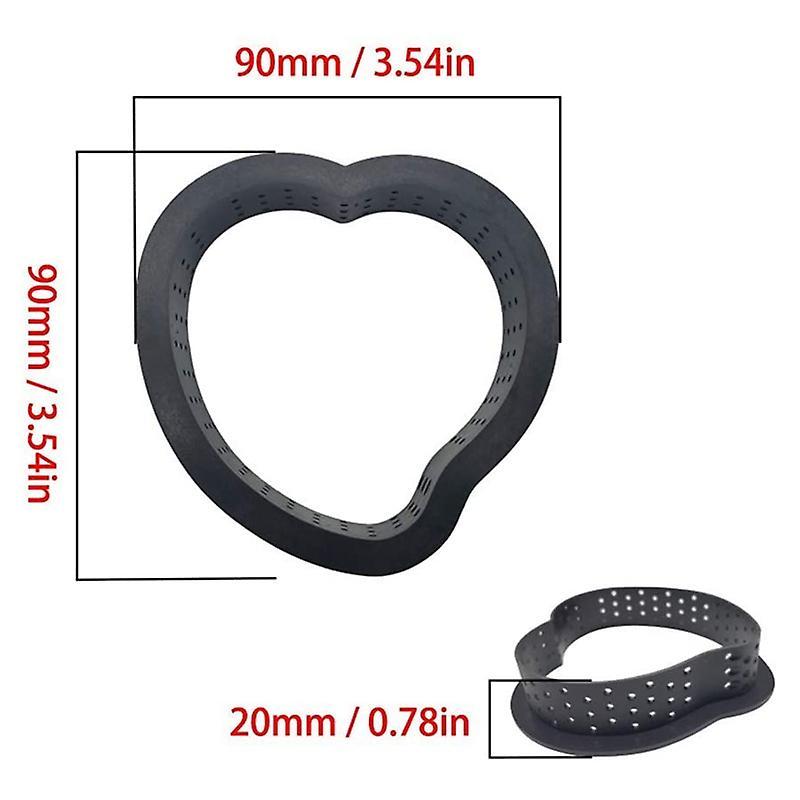 Cake Mold Perforated Cutter Cake Rings Baking Metal Ring Molds 8pcs