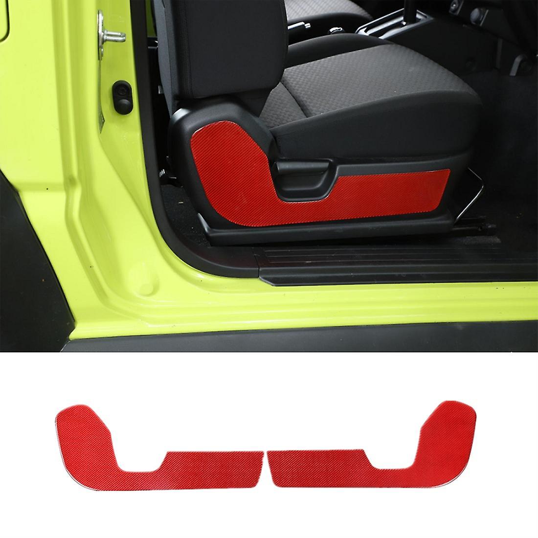 Seat Adjustment Panel for Suzuki Jimny 2019-2022, Red Carbon Fiber