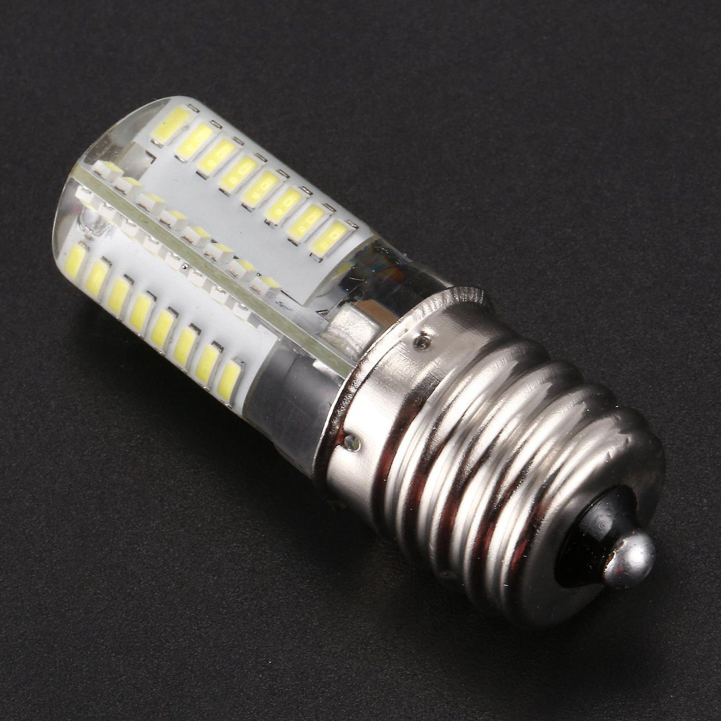 2x E17 Socket 5w 64 Led Lamp Bulb 3014 Smd Light White Ac 110v-220v
