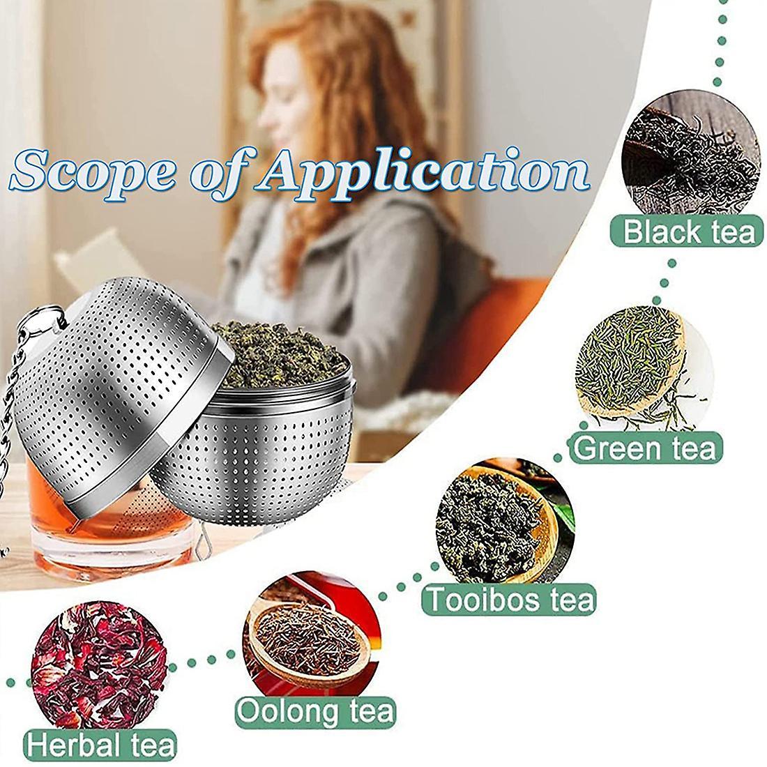 Tea Infuser, Stainless Steel Tea Strainer, Ball Mesh Tea Strainer