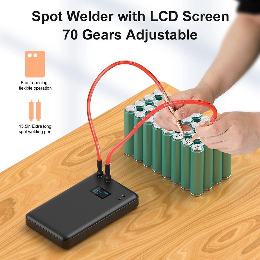 Spot Welder,with Lcd Screen for 18650 Battery, with 70 Gear Adjust